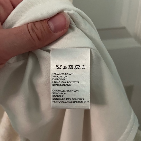 Pins and Needles white lace overlay A line dress size medium - Picture 3 of 8